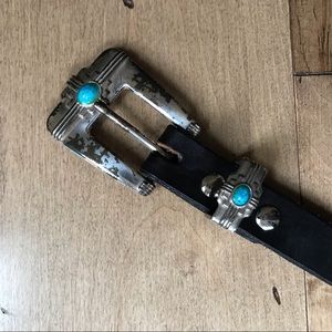 Vintage Southwest Leather Concho Belt